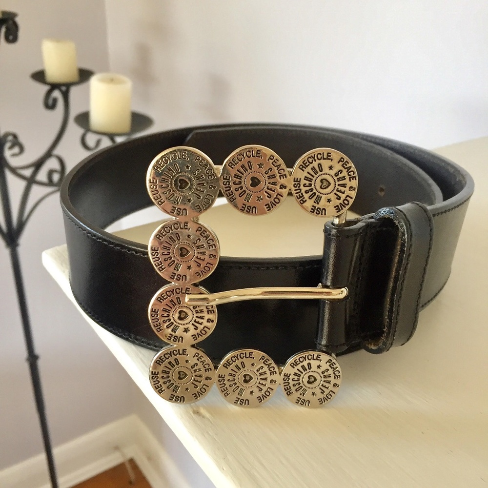 Vintage MOSCHINO Jeans ~ Peace & Love ~ Belt